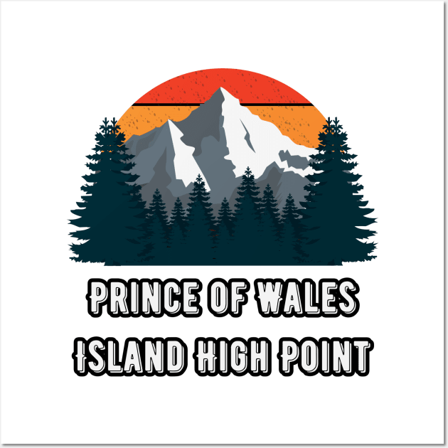 Prince of Wales Island High Point Wall Art by Canada Cities